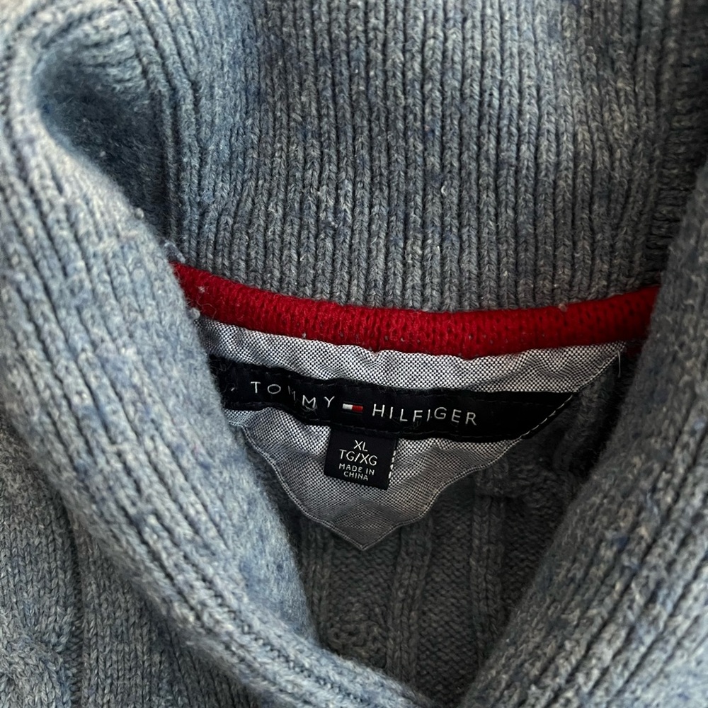 Tommy Hilfiger cable knit sweater. Like new condition. Extremely cozy and warm. - Picture 3 of 4